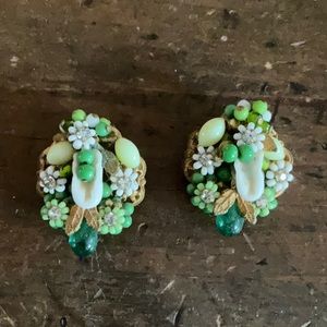 Vintage Clip on Earrings